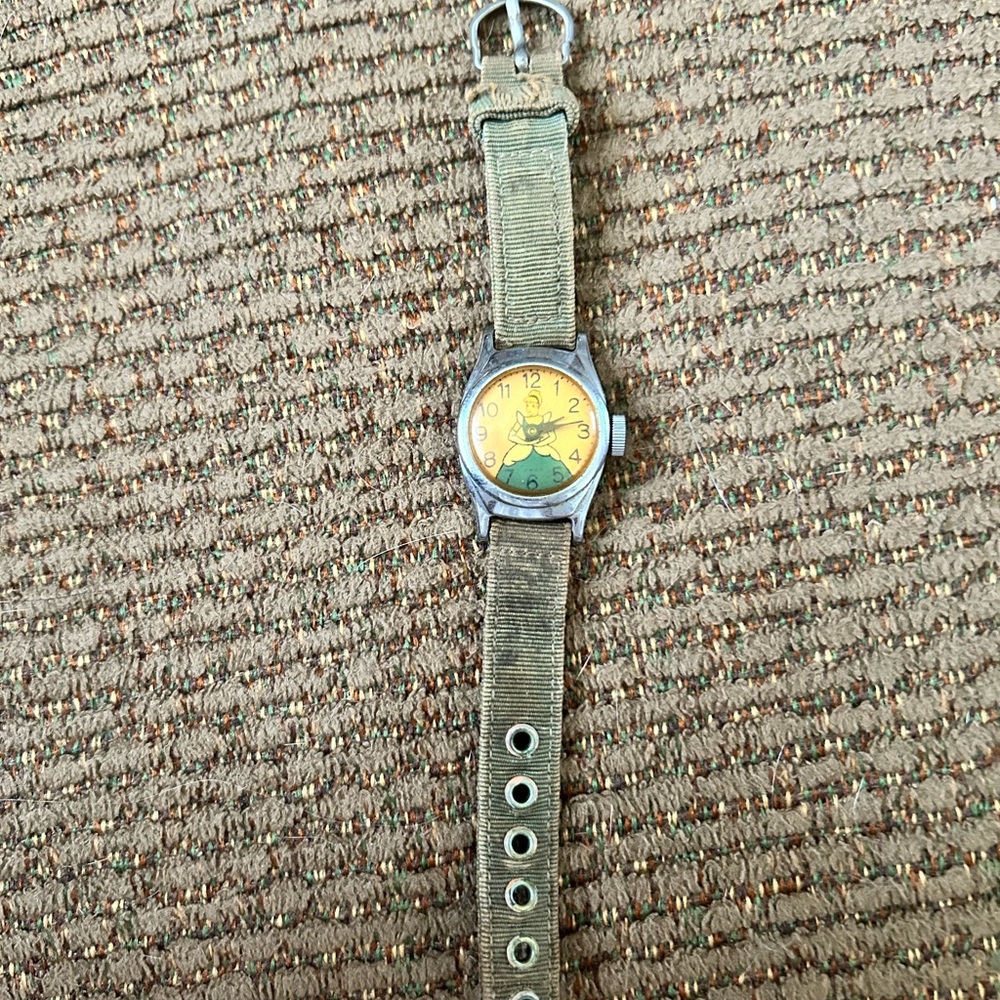 Working Vintage US Time Walt Disney Cinderella watch